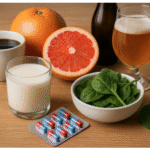 약 복용 주의 식품