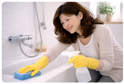 욕실 곰팡이 제거법